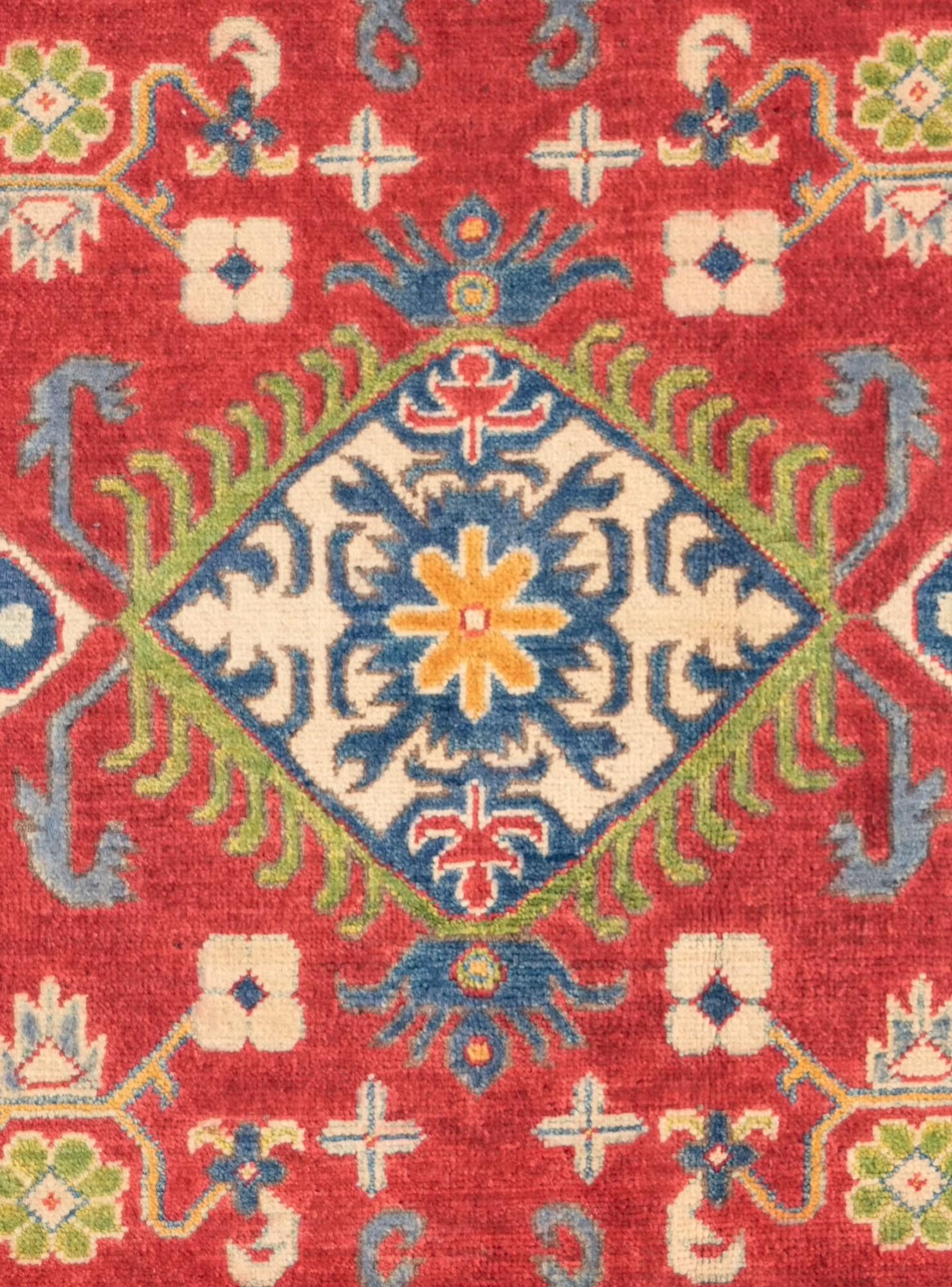 4' 2 x 6' 1 Hand Knotted Kazak Rug