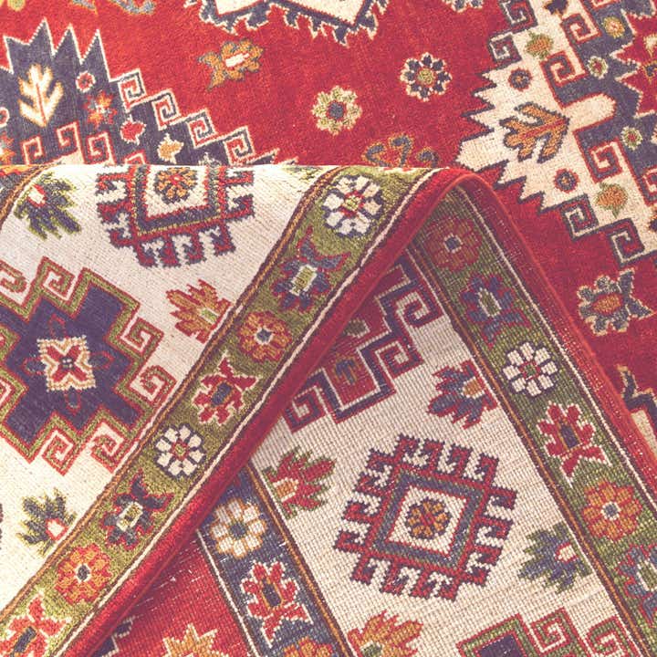 205cm x 285cm anudado a mano Kazak Alfombra