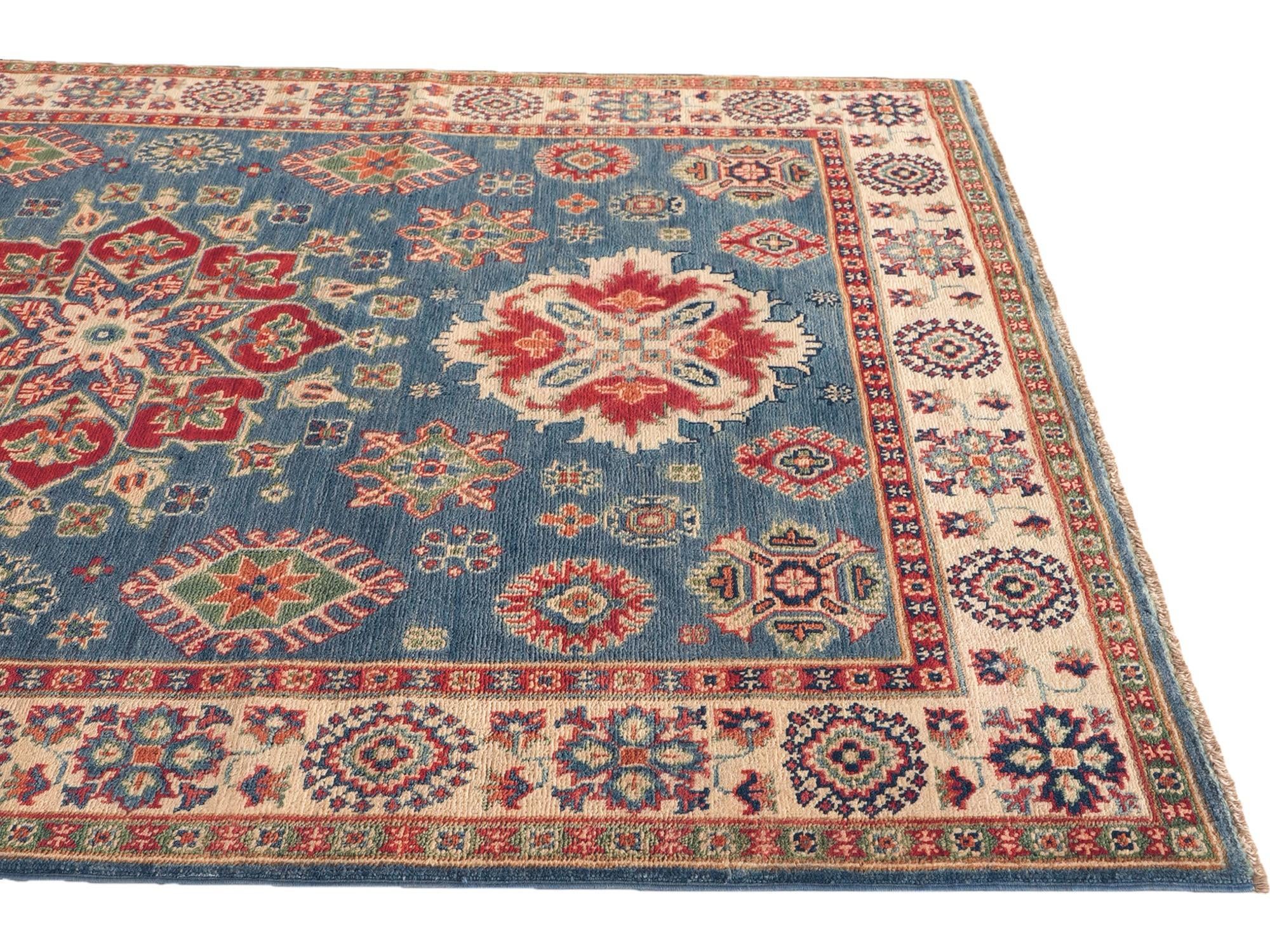 150cm x 210cm Hand Knotted Kazak Rug