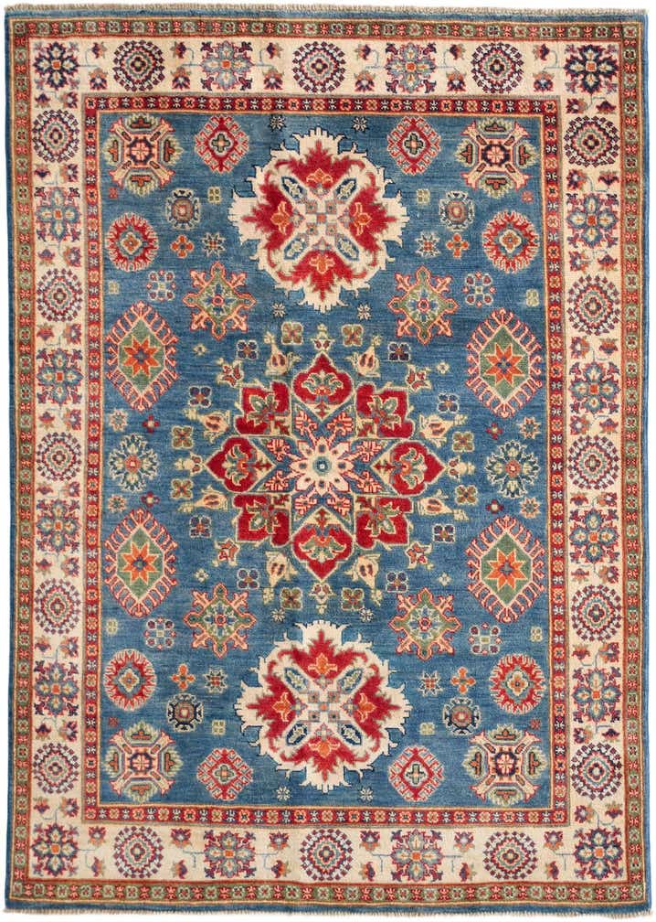 4' 11 x 6' 11 Hand Knotted Kazak Rug