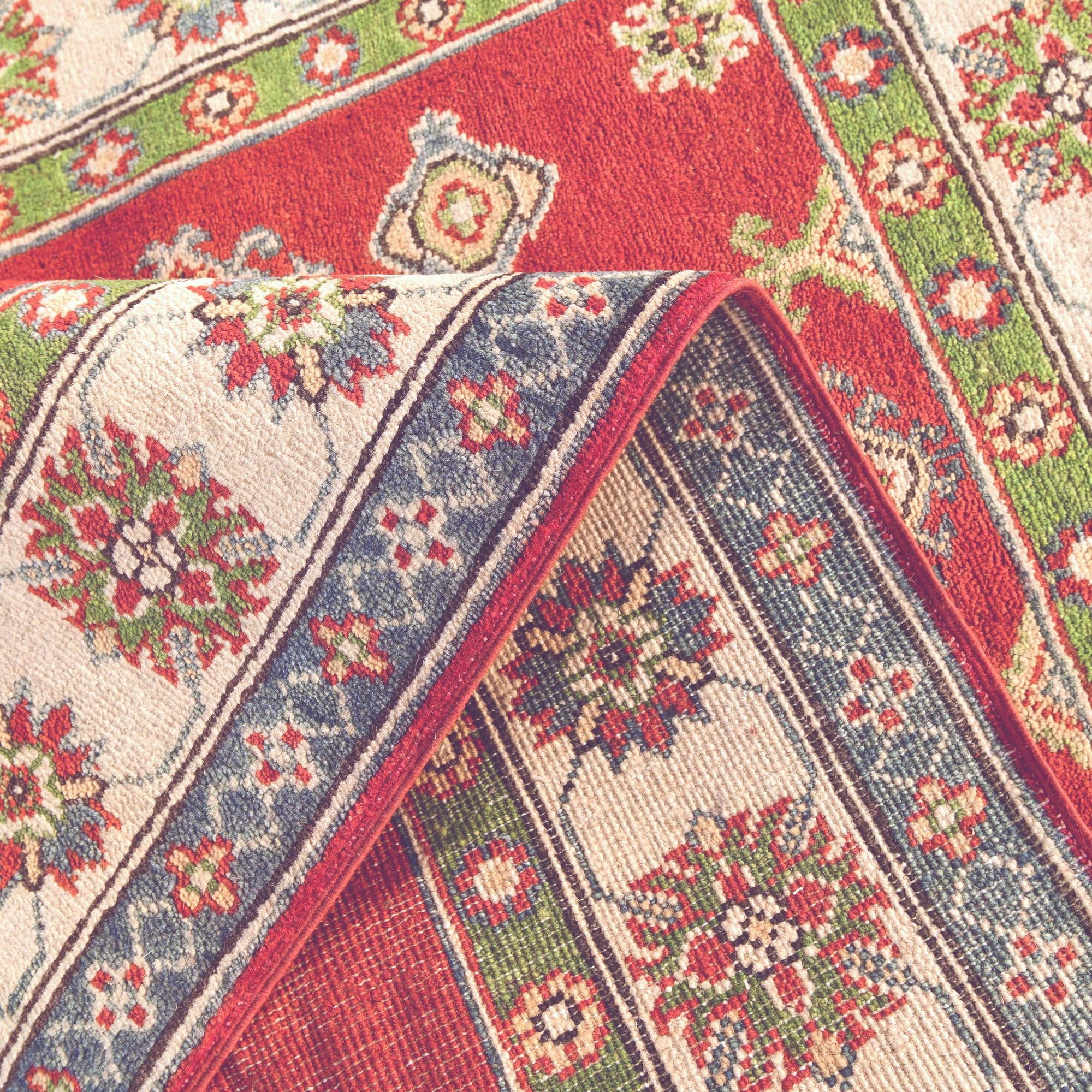 3' 5 x 4' 11 Hand Knotted Kazak Rug