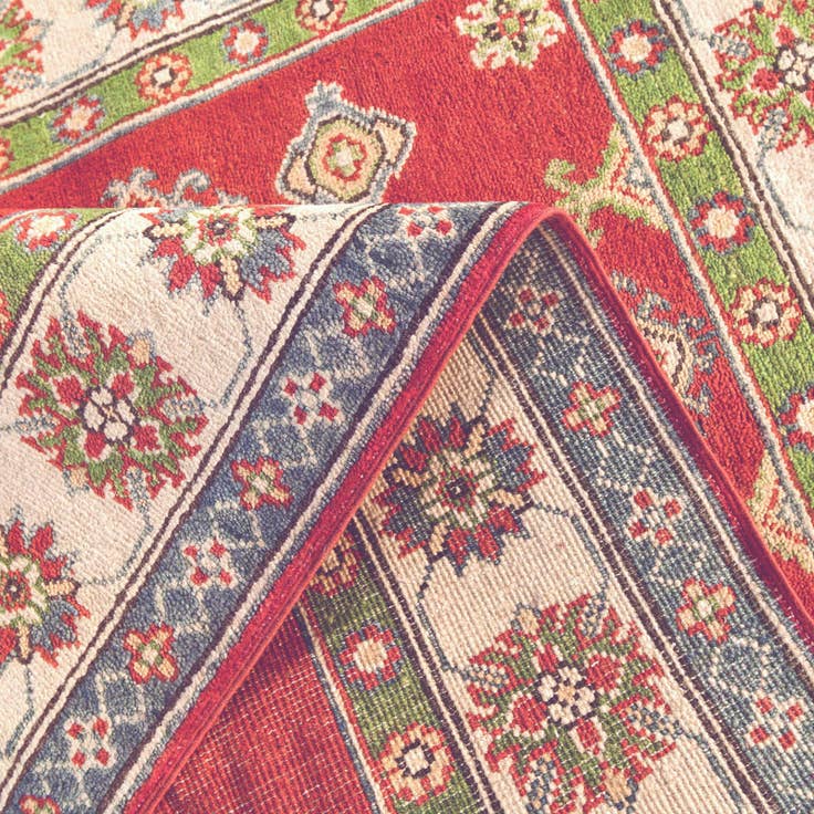 Detail image of 3' 5 x 4' 11 Hand Knotted Kazak Rug