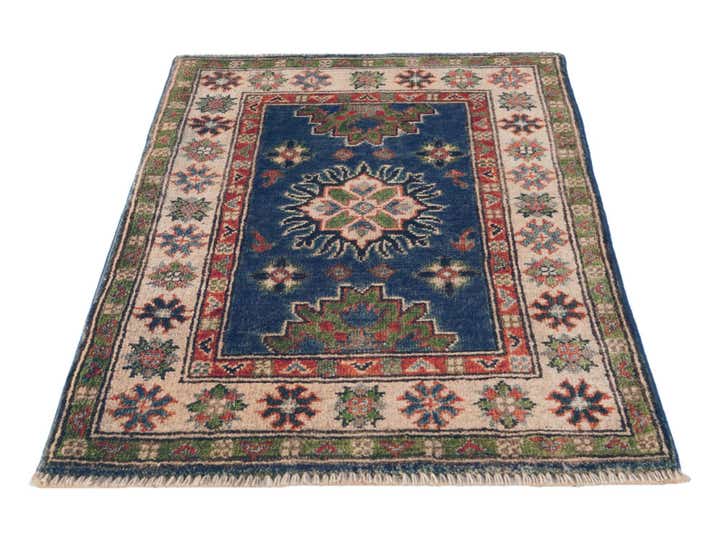 2' x 2' 11 Hand Knotted Kazak Rug