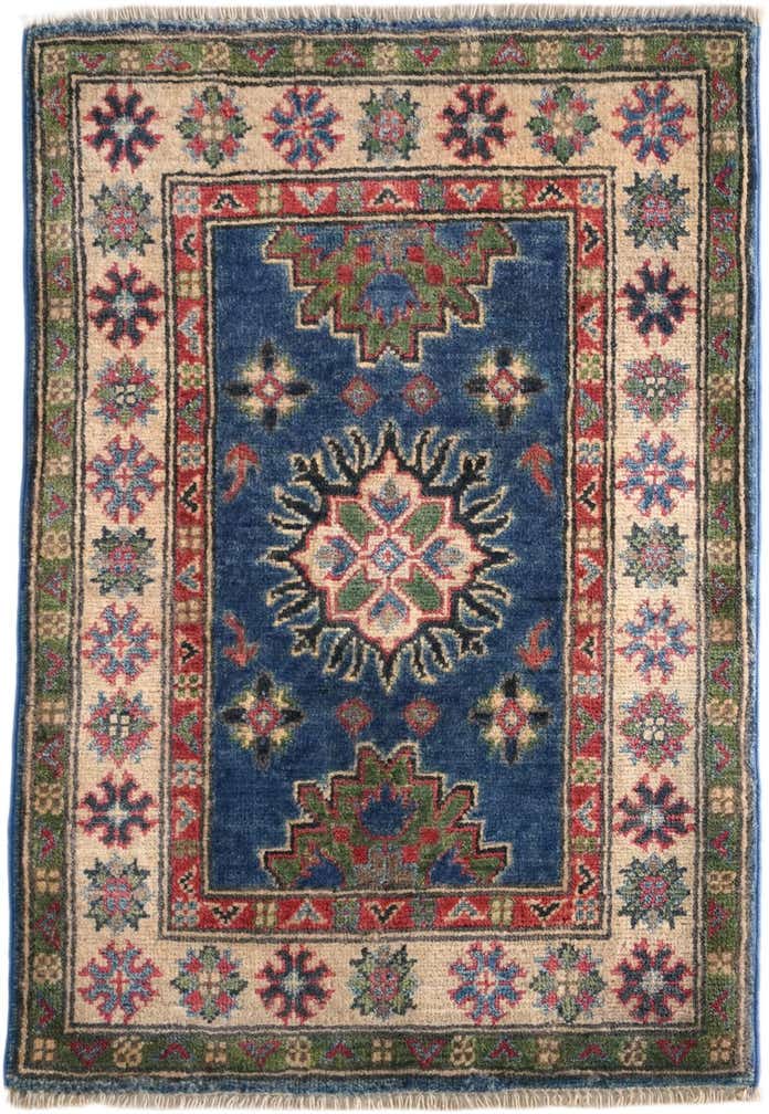2' x 2' 11 Hand Knotted Kazak Rug