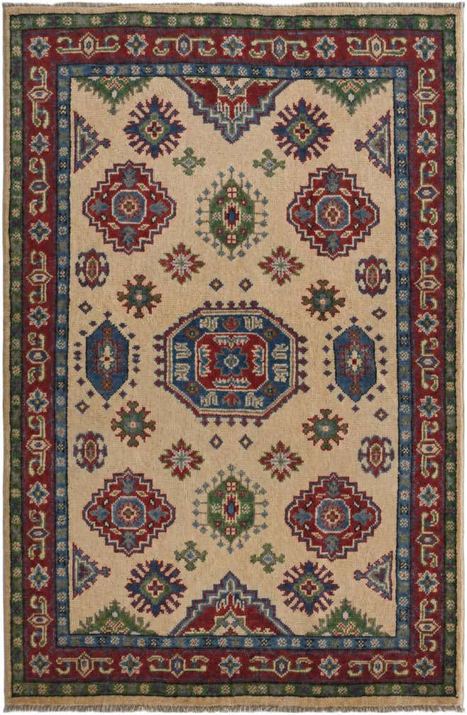 3' 4 x 5' 1 Hand Knotted Kazak Rug