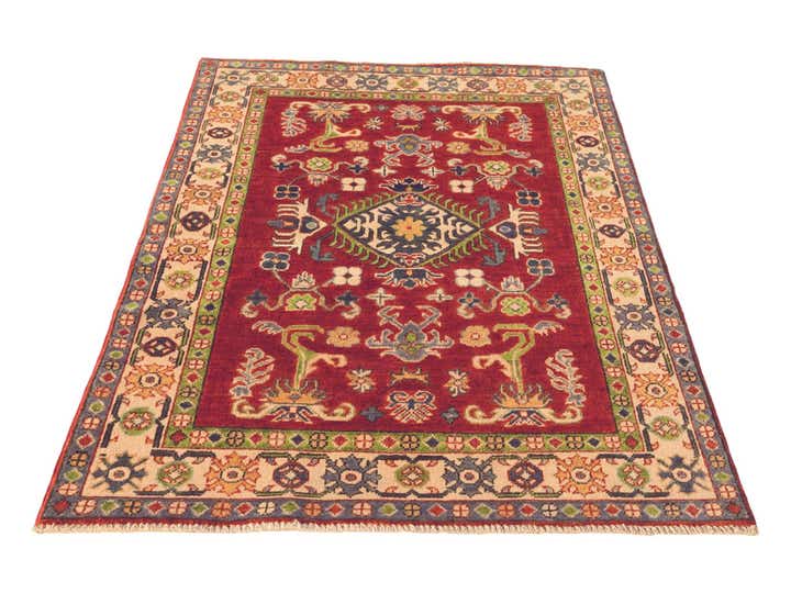 3' 4 x 5' 1 Hand Knotted Kazak Rug