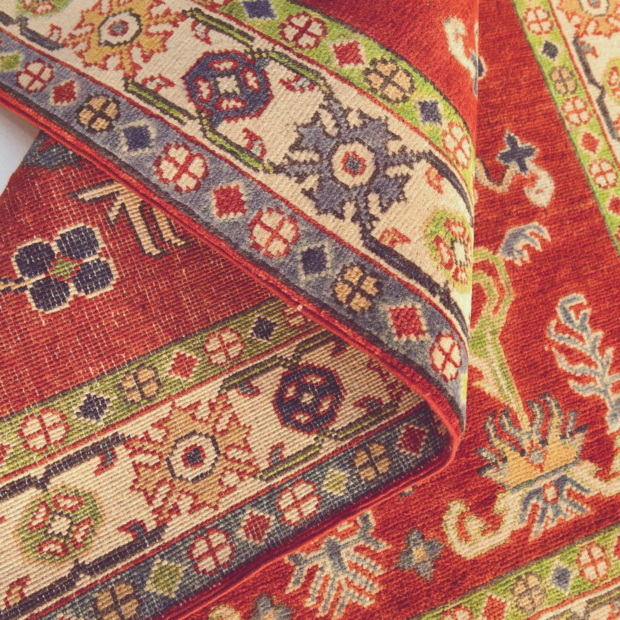 3' 4 x 5' 1 Hand Knotted Kazak Rug