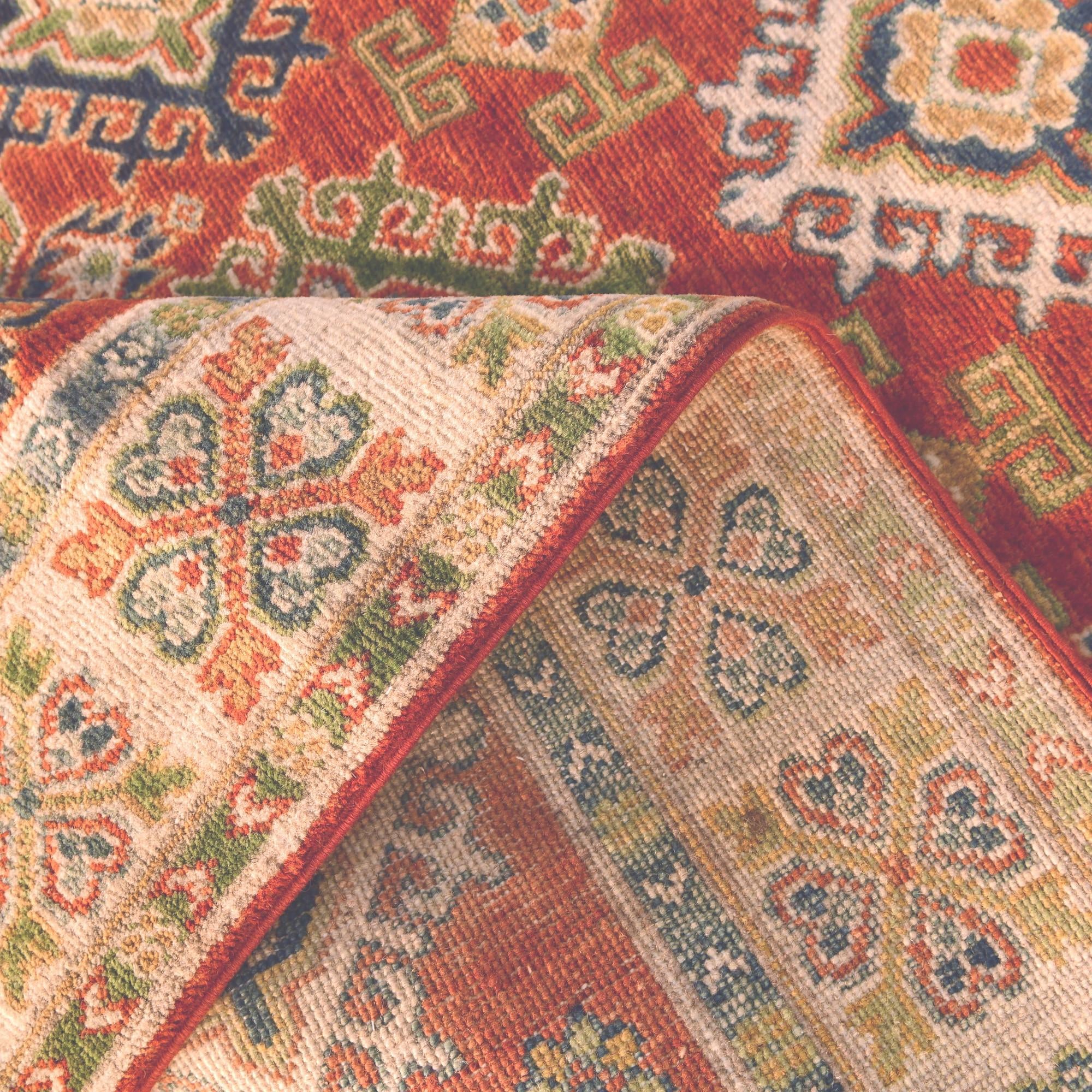 4' 1 x 6' 6 Hand Knotted Kazak Rug