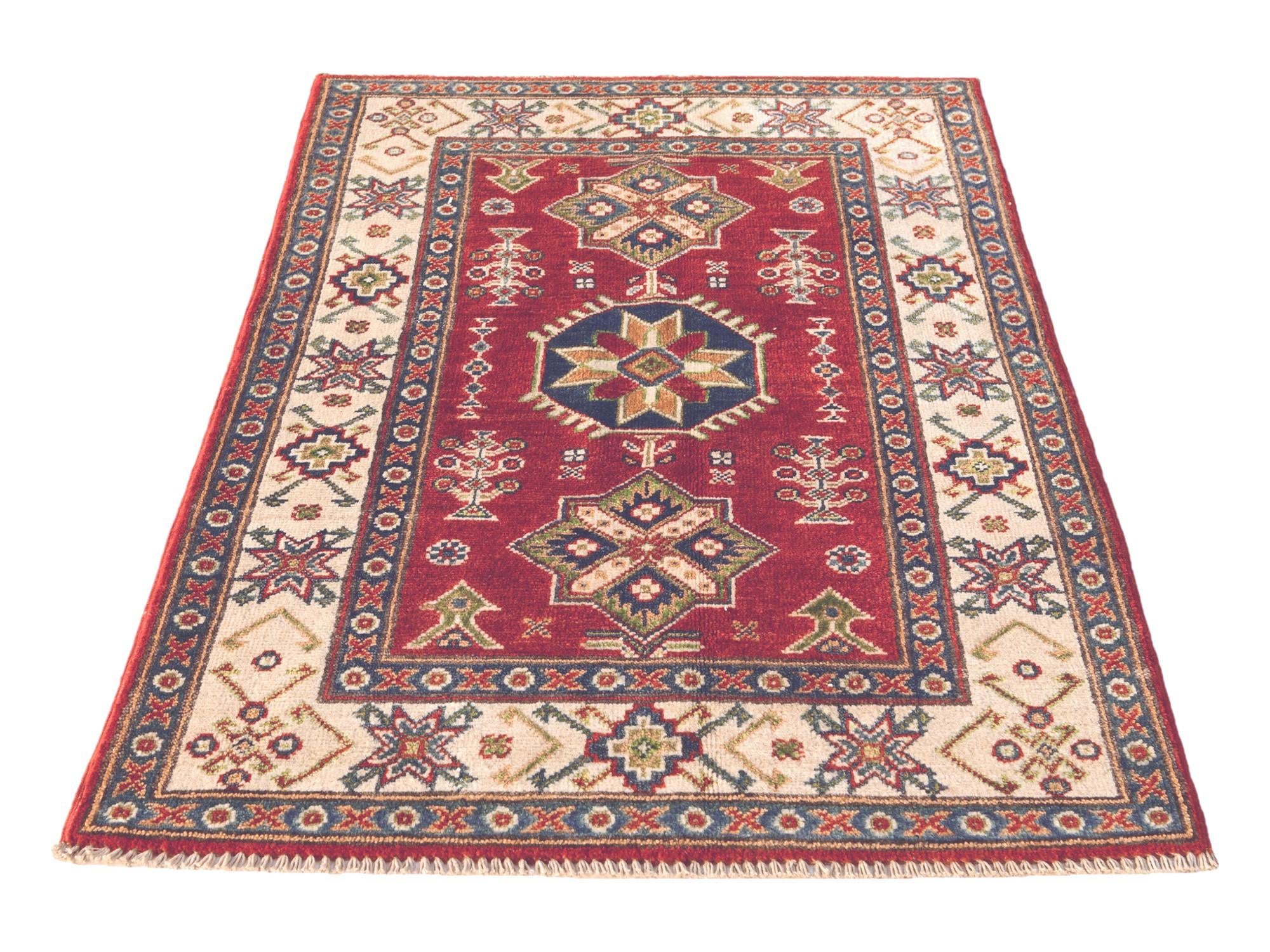 2' 9 x 4' 2 Hand Knotted Kazak Rug