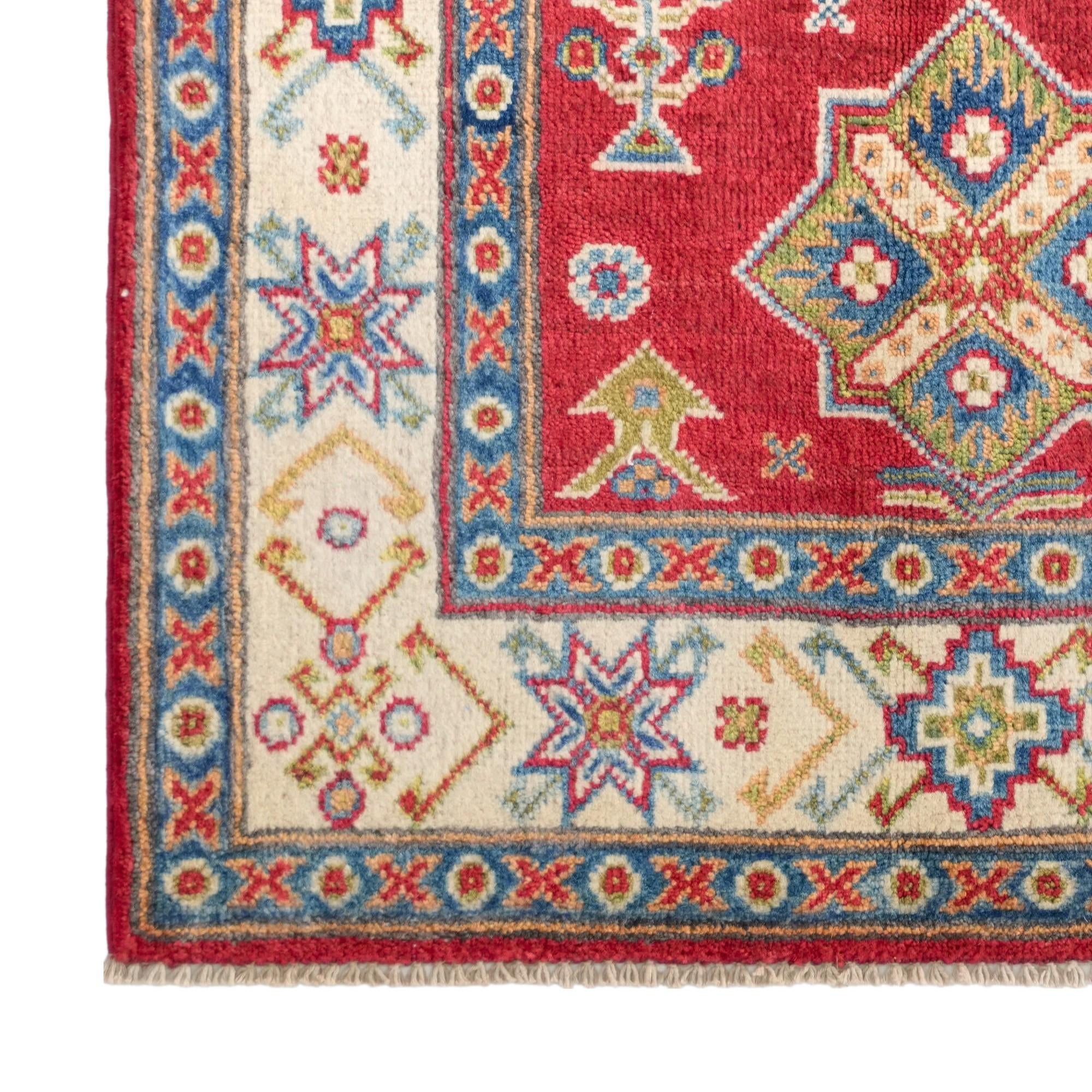 85cm x 130cm Handgeknüpft Kazak Teppich