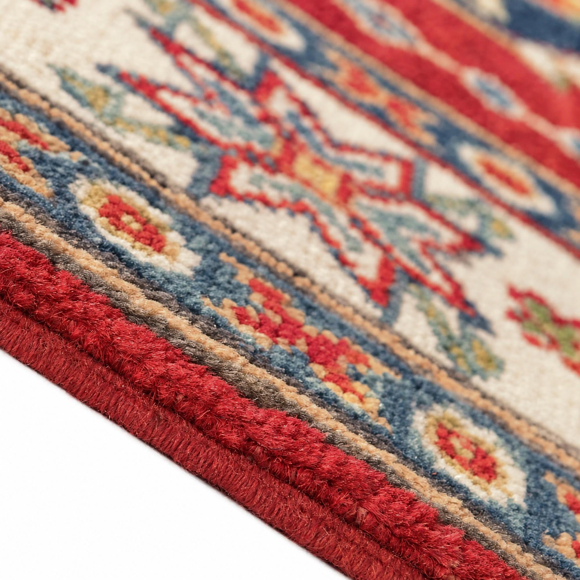 Detail image 7 of 10: 2' 9 x 4' 2 Hand Knotted Kazak Rug