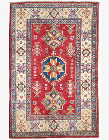 2' 9 x 4' 2 Hand Knotted Kazak Rug