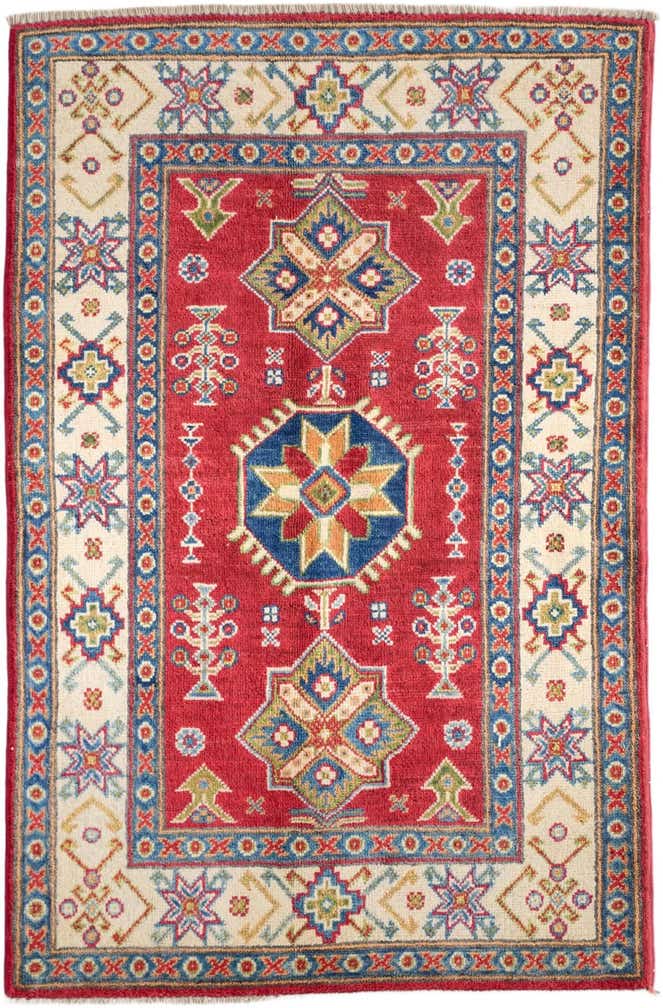 2' 9 x 4' 2 Hand Knotted Kazak Rug