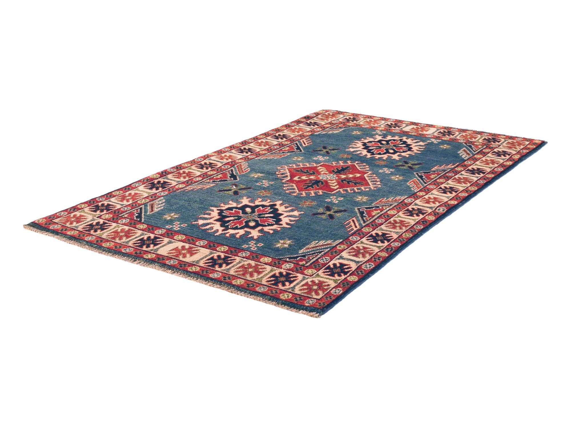 3' 1 x 4' 10 Hand Knotted Kazak Rug
