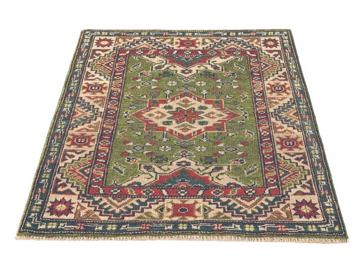 2' 9 x 3' 7 Hand Knotted Kazak Rug