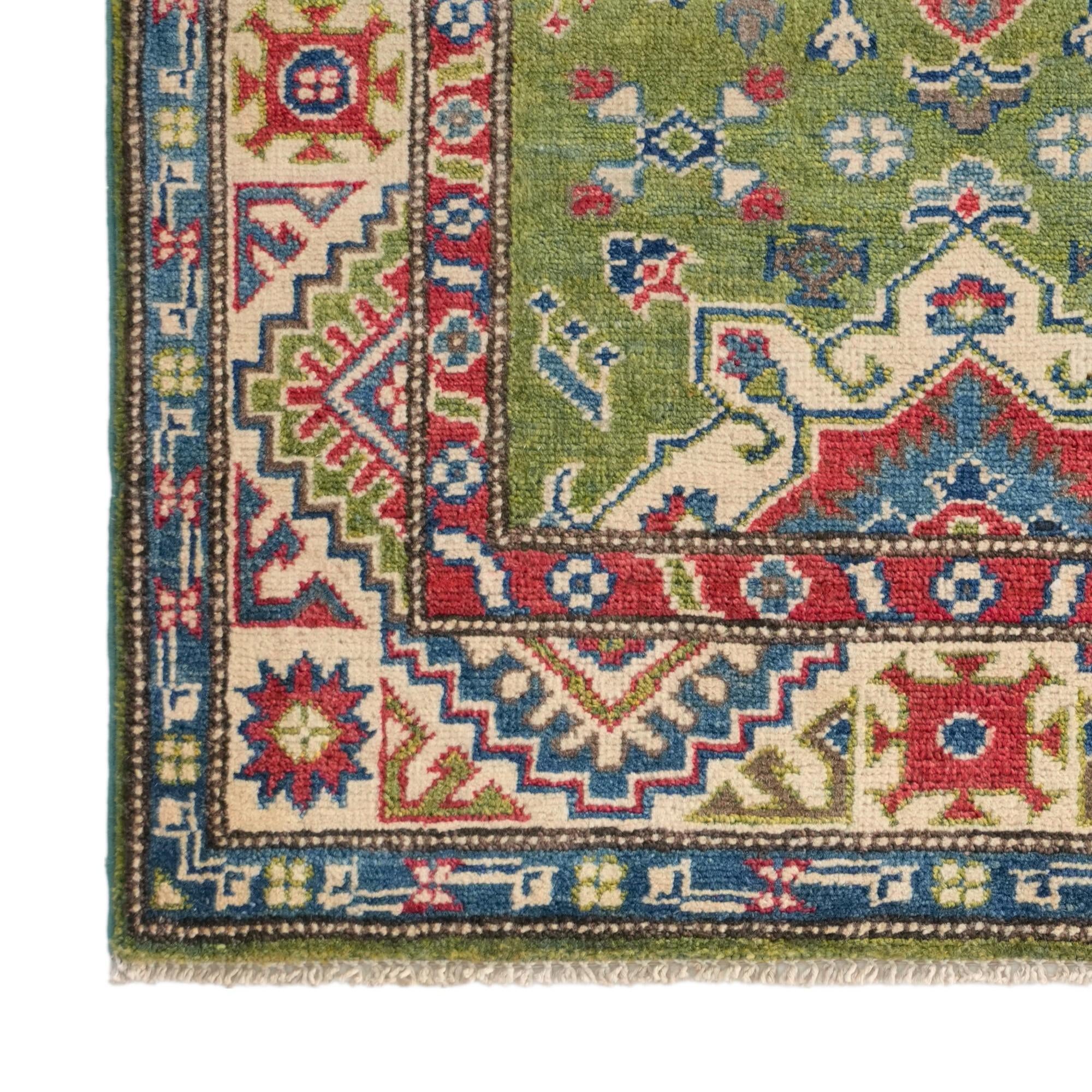 85cm x 110cm Handgeknüpft Kazak Teppich