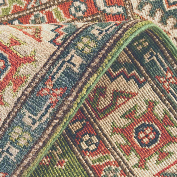 Detail image of 2' 9 x 3' 7 Hand Knotted Kazak Rug