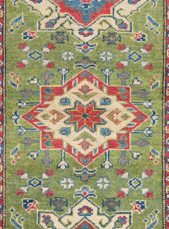 Detail image of 2' 9 x 3' 7 Hand Knotted Kazak Rug