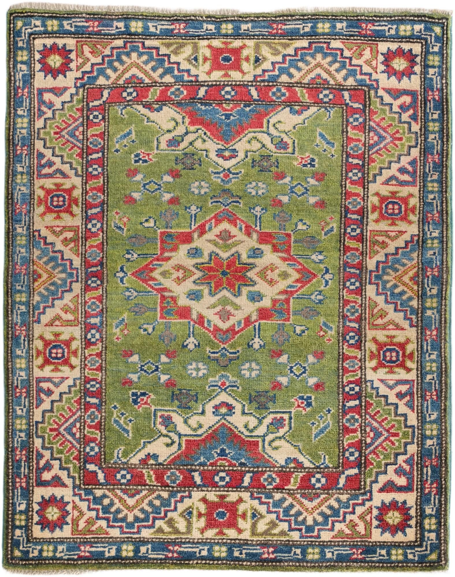 2' 9 x 3' 7 Hand Knotted Kazak Rug