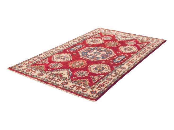 Detail image of 2' 7 x 4' 3 Hand Knotted Kazak Rug