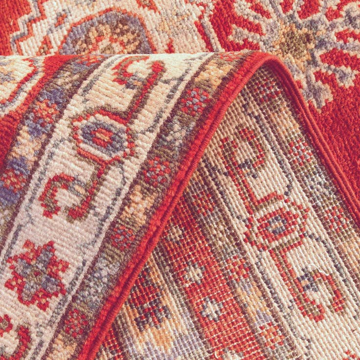 Detail image of 2' 7 x 4' 3 Hand Knotted Kazak Rug