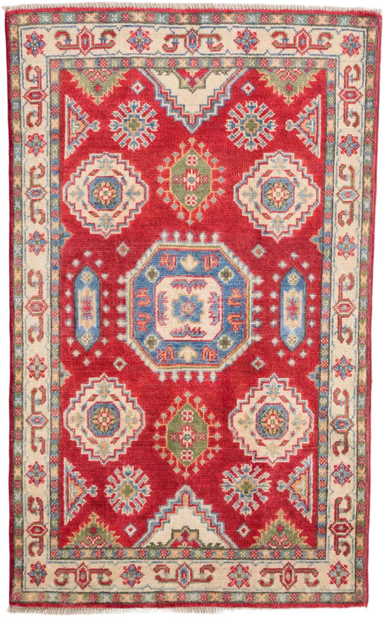 2' 7 x 4' 3 Hand Knotted Kazak Rug