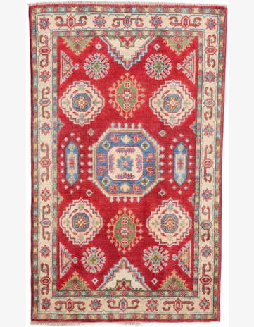 2' 7 x 4' 3 Hand Knotted Kazak Rug