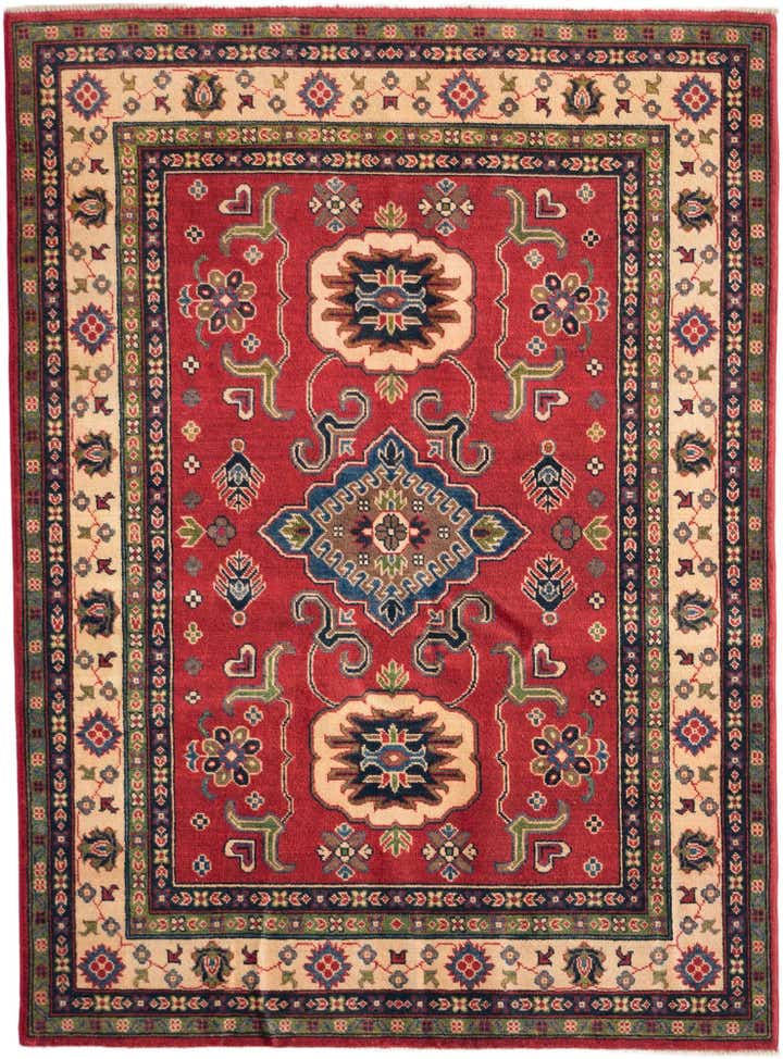 5' x 6' 9 Hand Knotted Kazak Rug