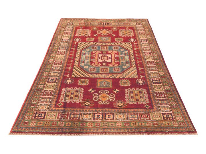 3' 8 x 6' Hand Knotted Kazak Rug