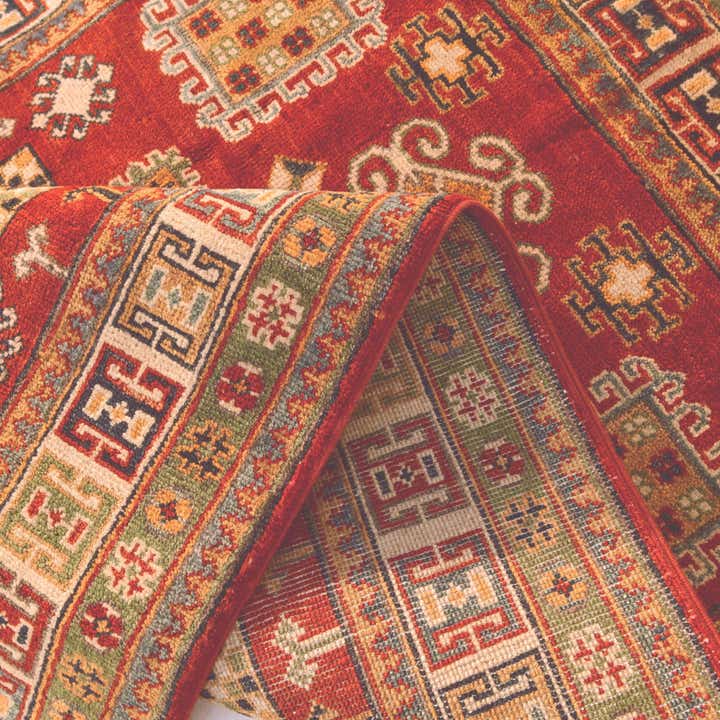 3' 8 x 6' Hand Knotted Kazak Rug