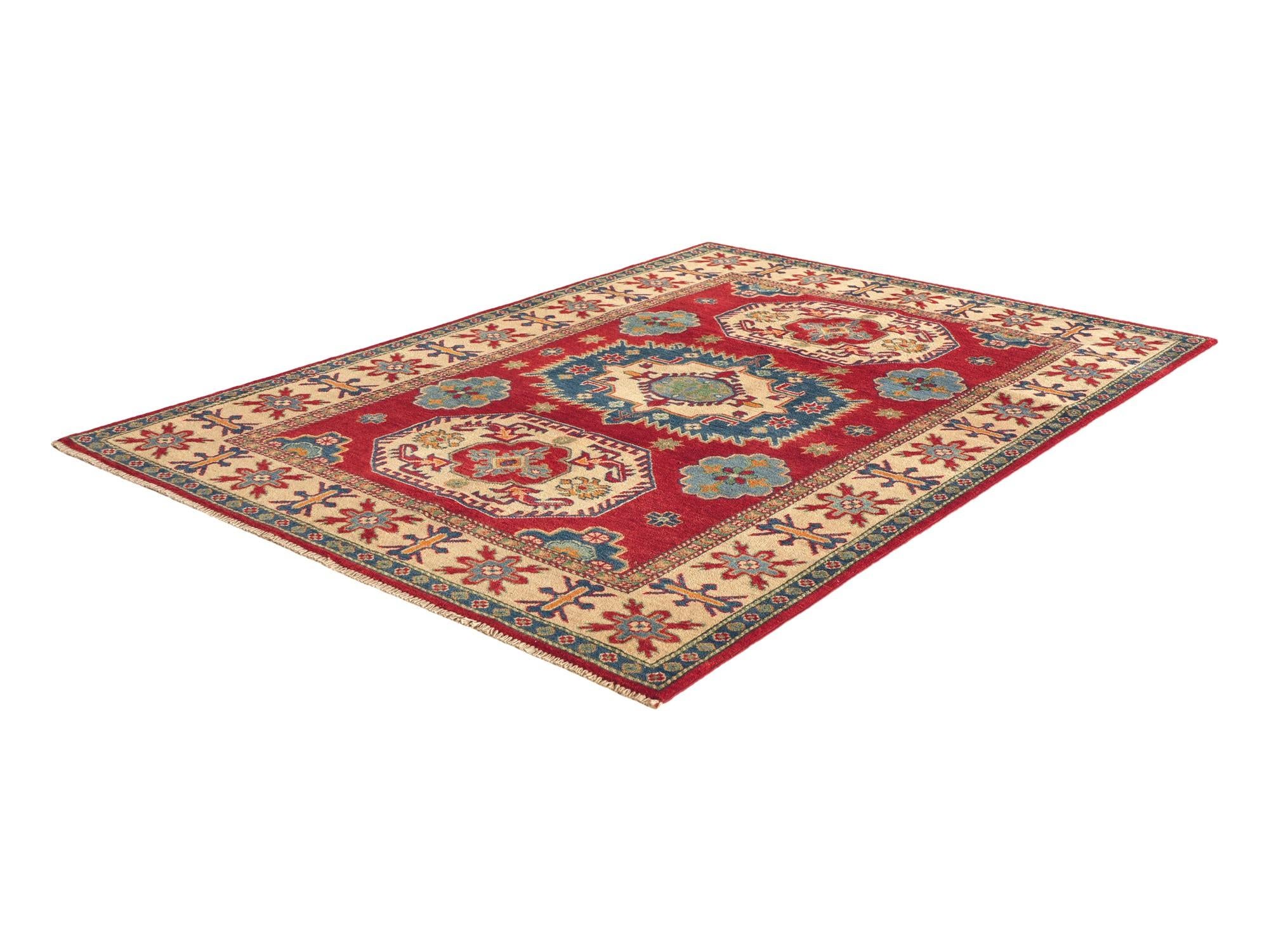 150cm x 215cm Hand Knotted Kazak Rug