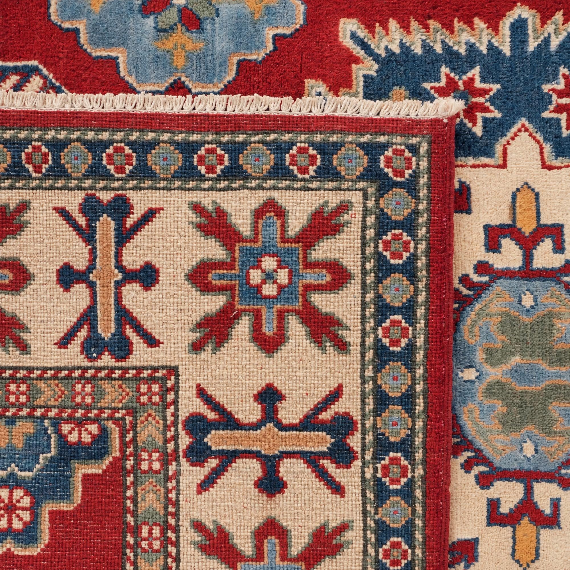150cm x 215cm Hand Knotted Kazak Rug
