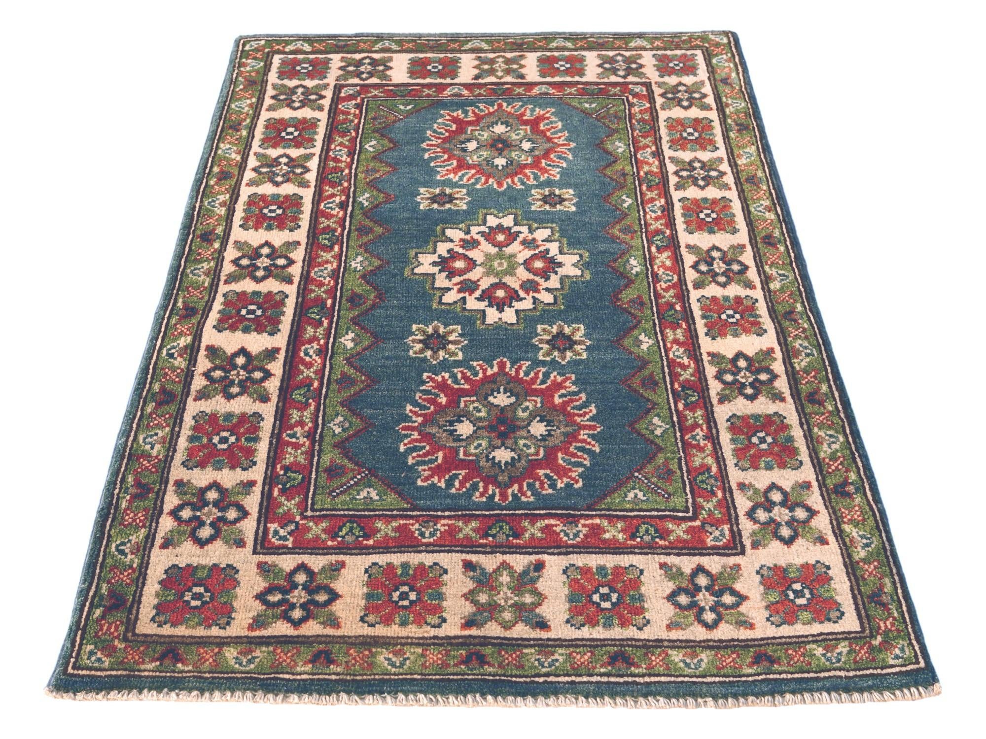 2' 7 x 4' 3 Hand Knotted Kazak Rug