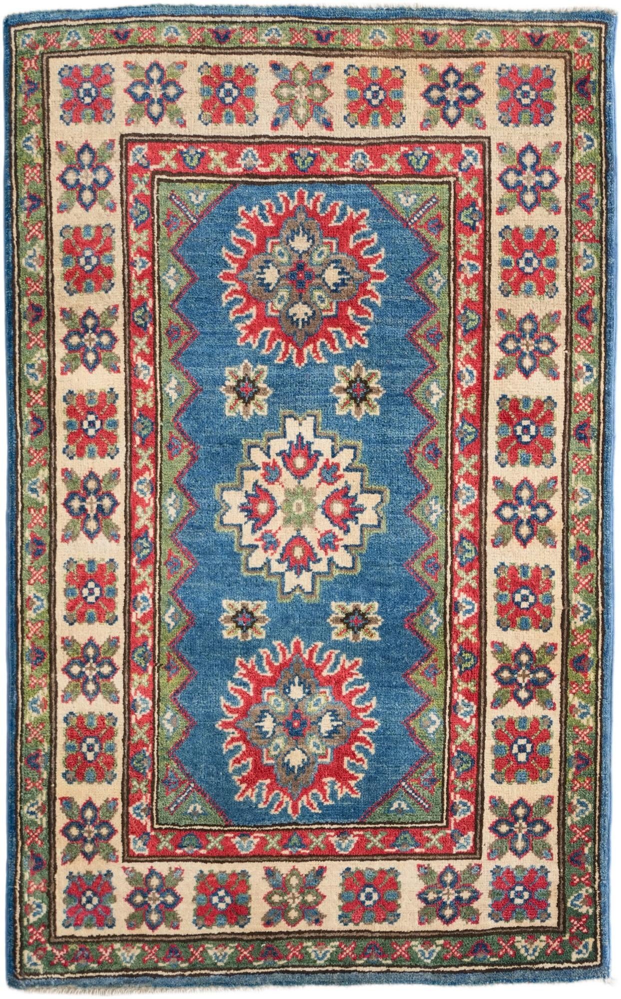 2' 7 x 4' 3 Hand Knotted Kazak Rug