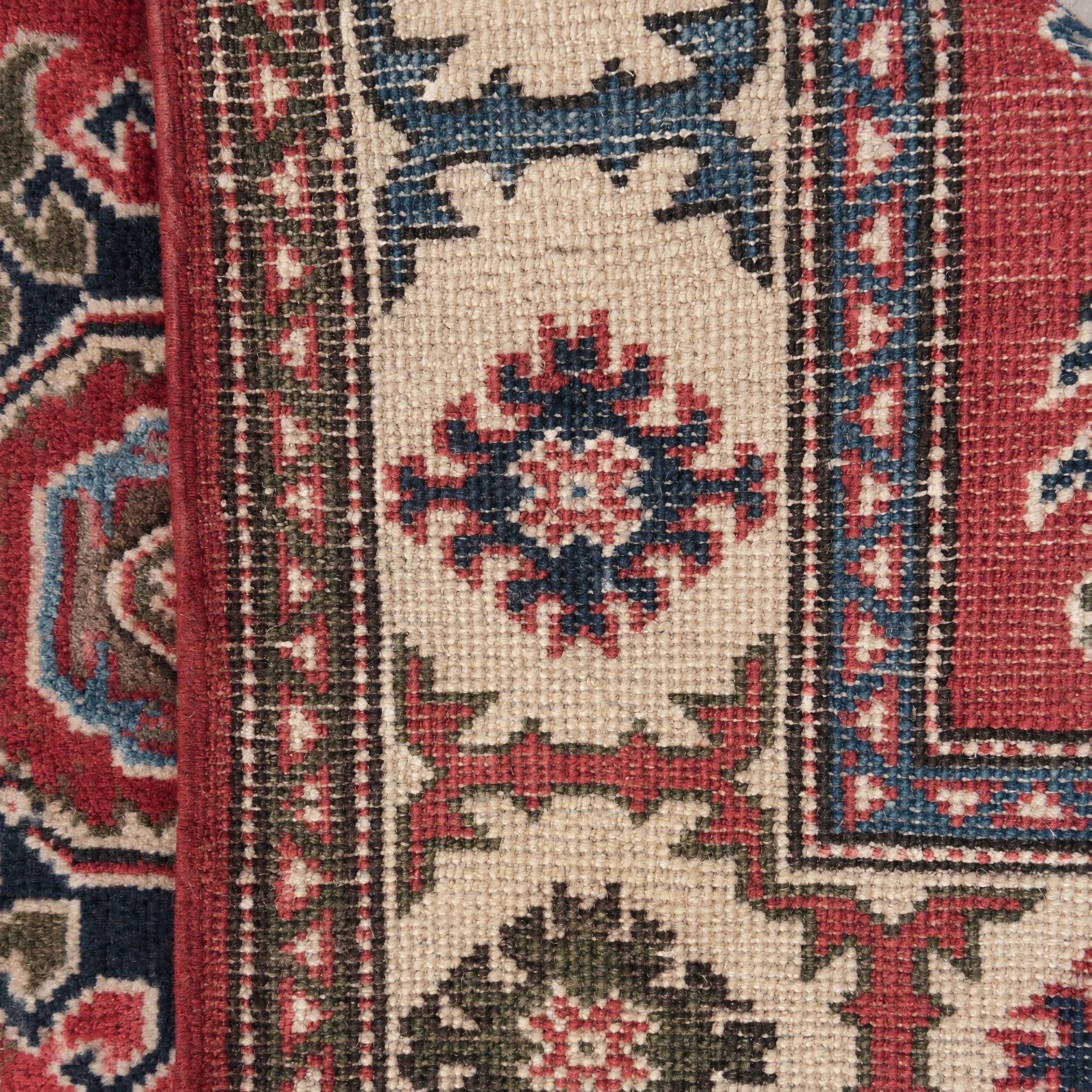 80cm x 120cm Handgeknüpft Kazak Teppich