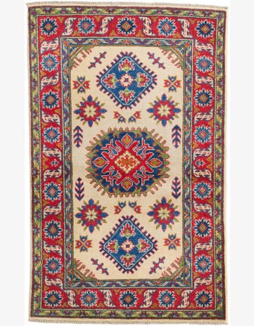 3' 3 x 5' 1 Hand Knotted Kazak Rug