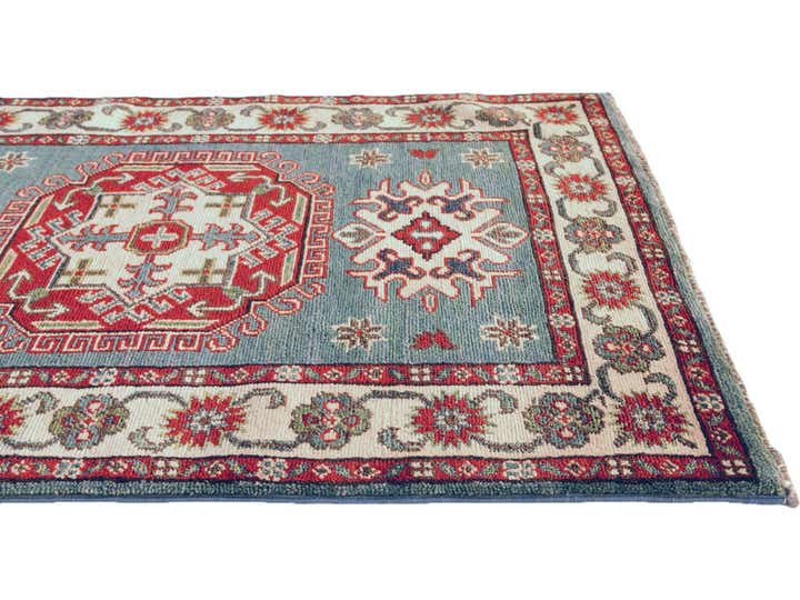 2' 9 x 4' Hand Knotted Kazak Rug