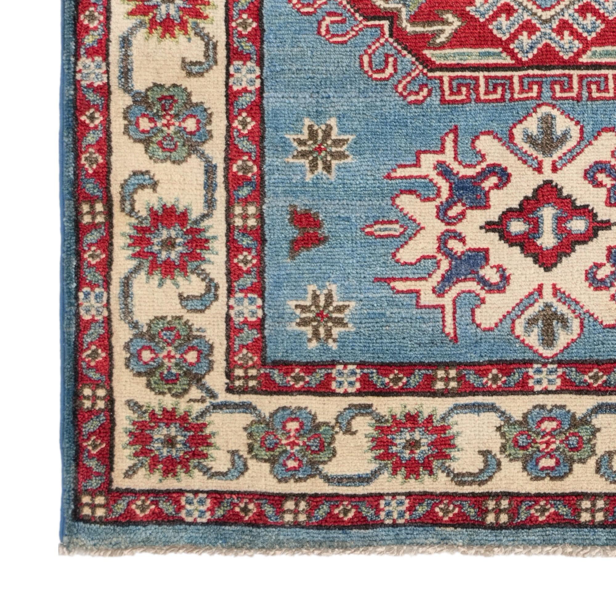 85cm x 125cm Hand Knotted Kazak Rug