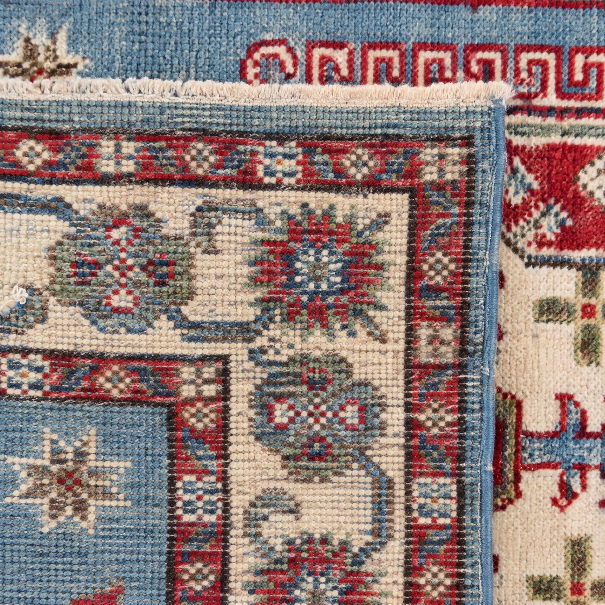 85cm x 125cm Hand Knotted Kazak Rug