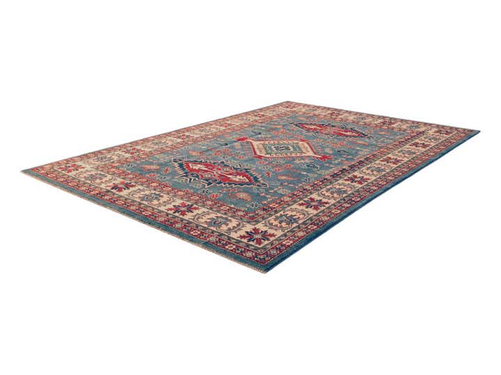 6' 3 x 8' 10 Hand Knotted Kazak Rug