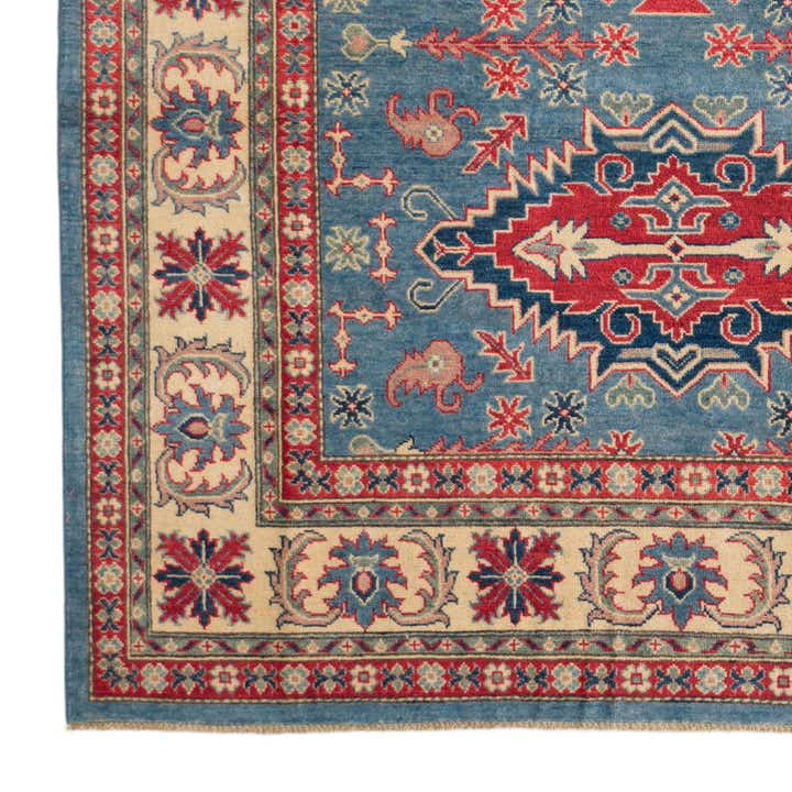 6' 3 x 8' 10 Hand Knotted Kazak Rug