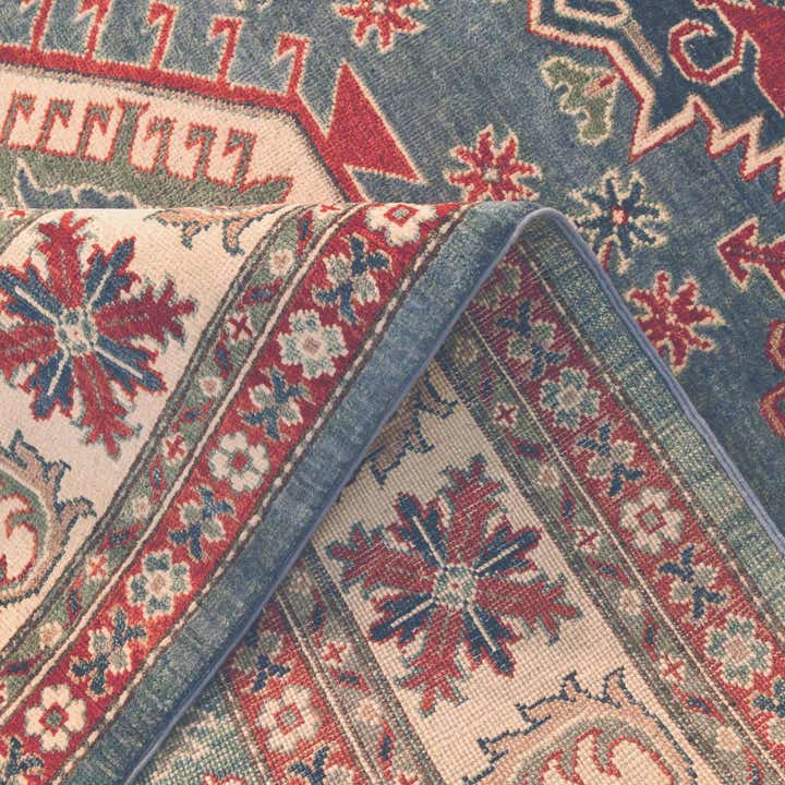 6' 3 x 8' 10 Hand Knotted Kazak Rug