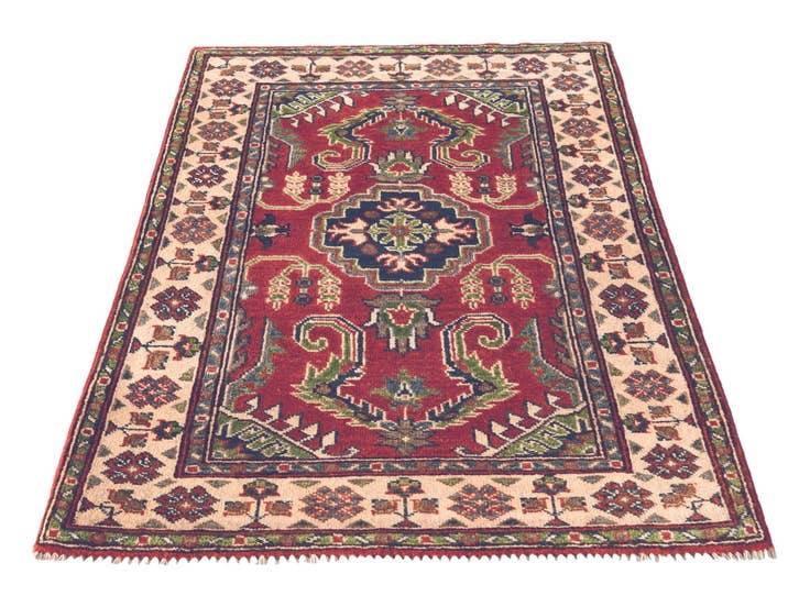 Detail image of 2' 8 x 4' 1 Hand Knotted Kazak Rug