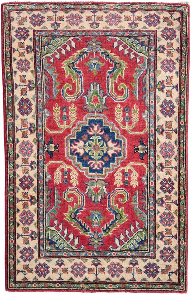 2' 8 x 4' 1 Hand Knotted Kazak Rug