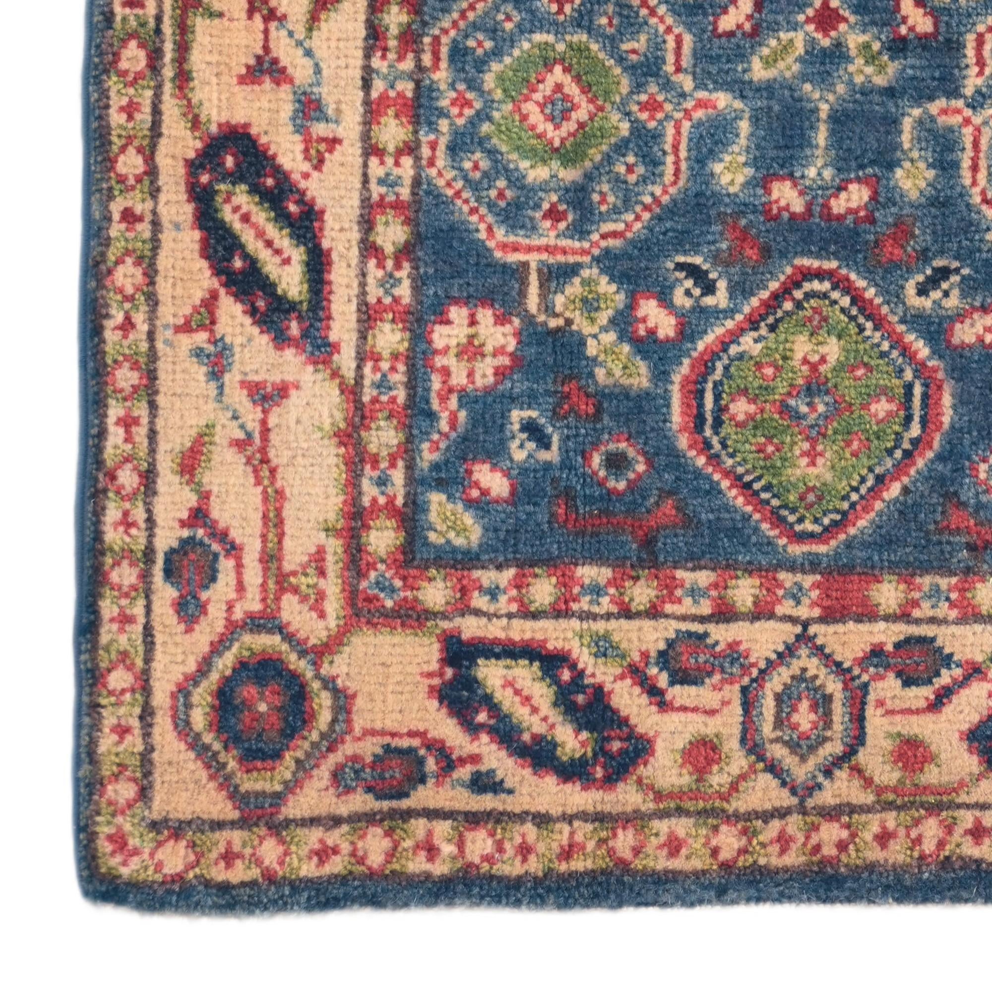 2' x 3' 1 Hand Knotted Kazak Rug