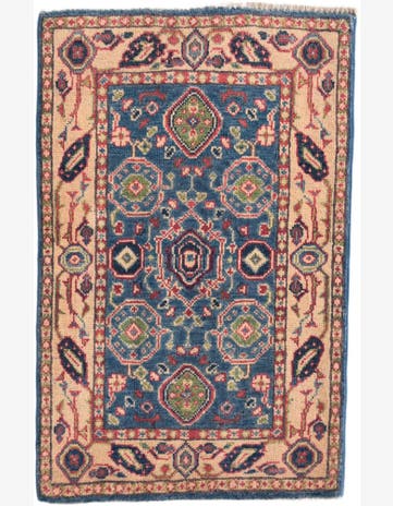 2' x 3' 1 Hand Knotted Kazak Rug