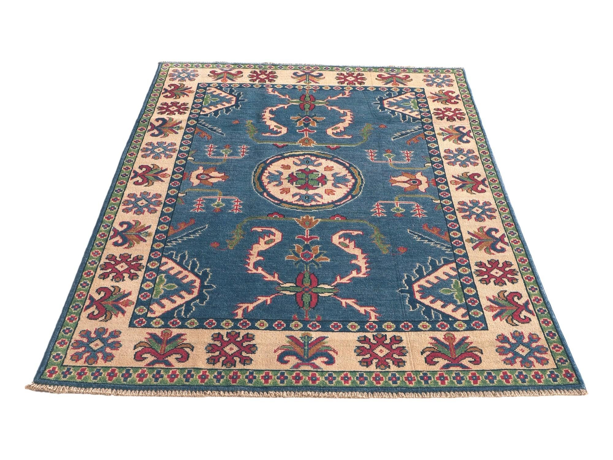 Detail image 5 of 10: 3' 11 x 6' Hand Knotted Kazak Rug