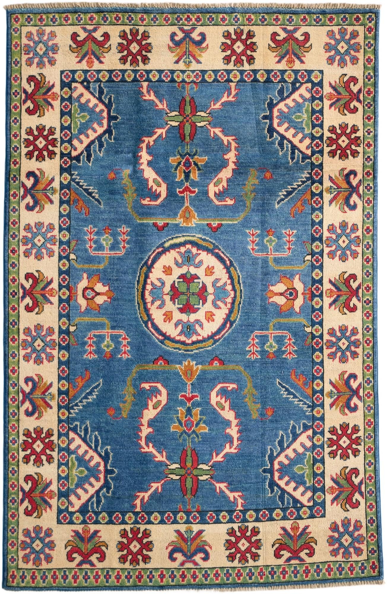 Detail image 2 of 10: 3' 11 x 6' Hand Knotted Kazak Rug