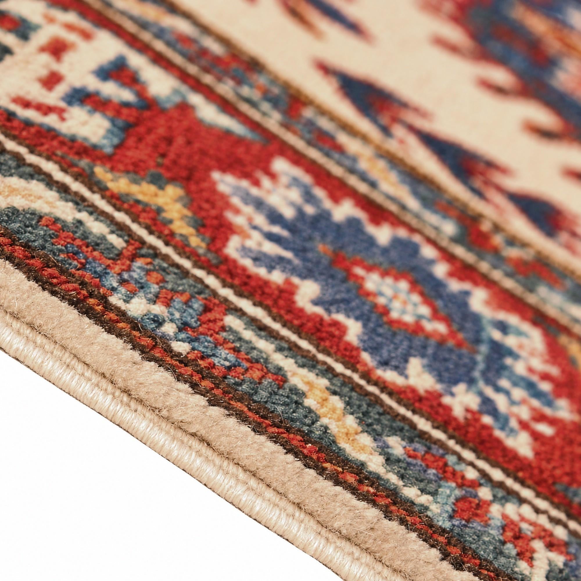 95cm x 155cm Hand Knotted Kazak Rug