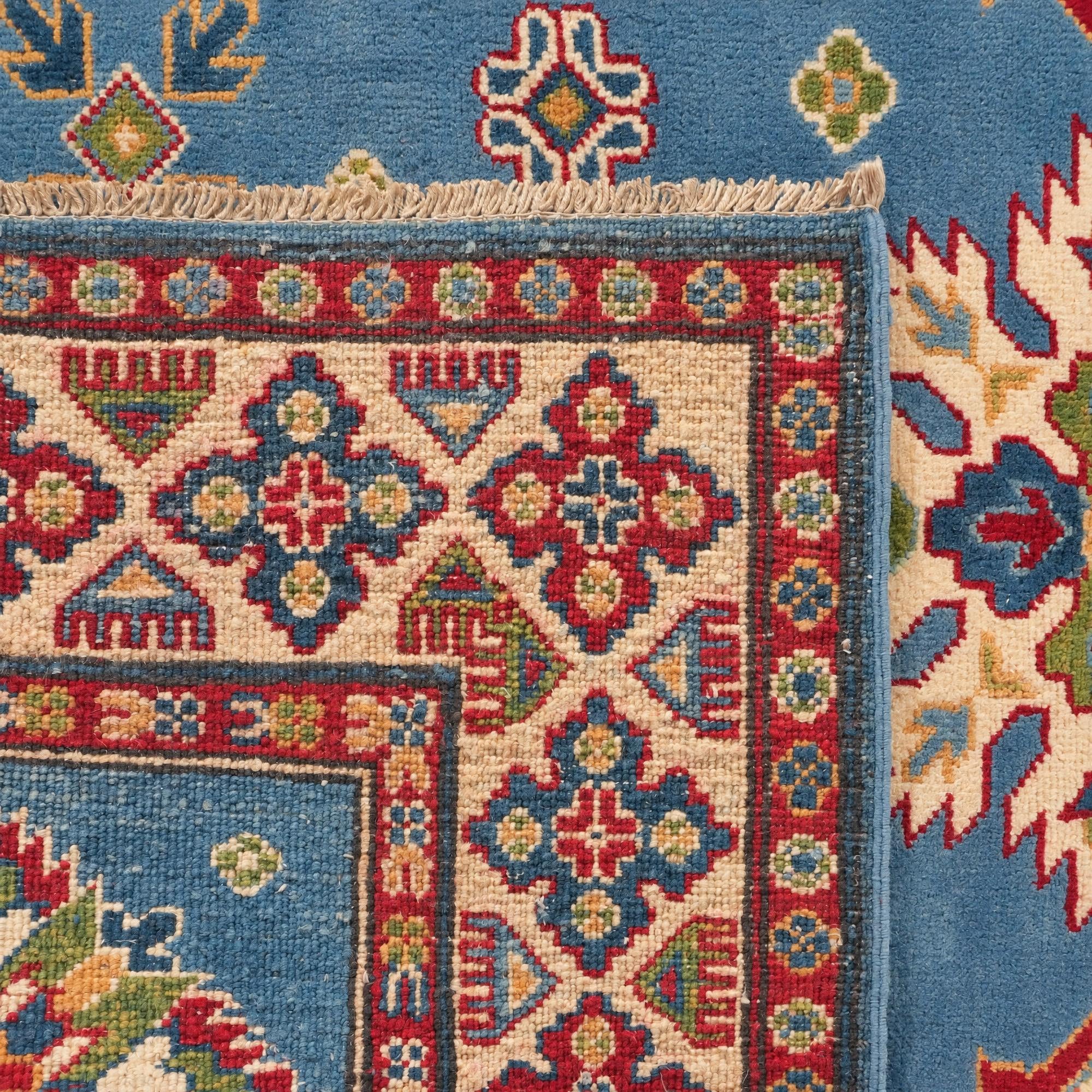 155cm x 200cm Hand Knotted Kazak Rug